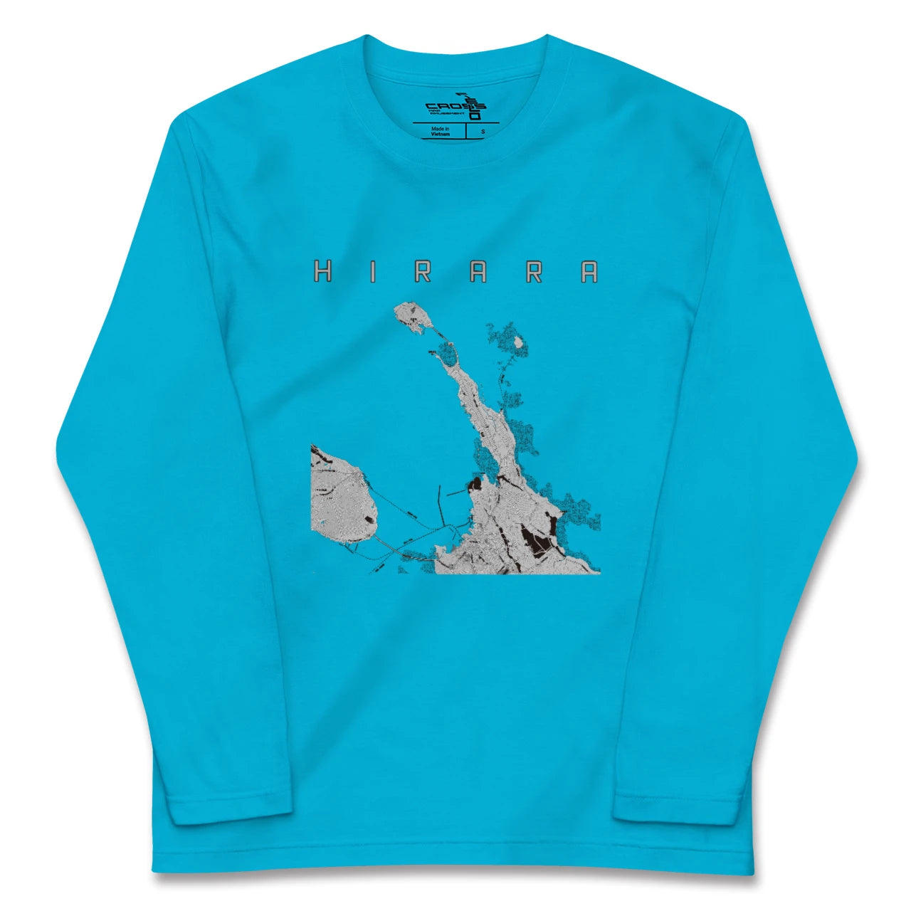 【平良(沖縄県)】地図柄ロングスリーブTシャツ