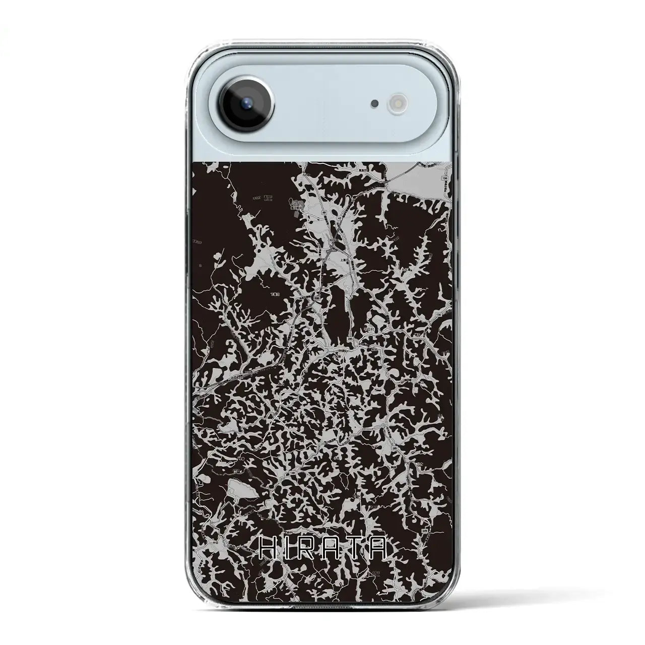 【平田(福島県)】地図柄iPhoneケース(クリアタイプ)