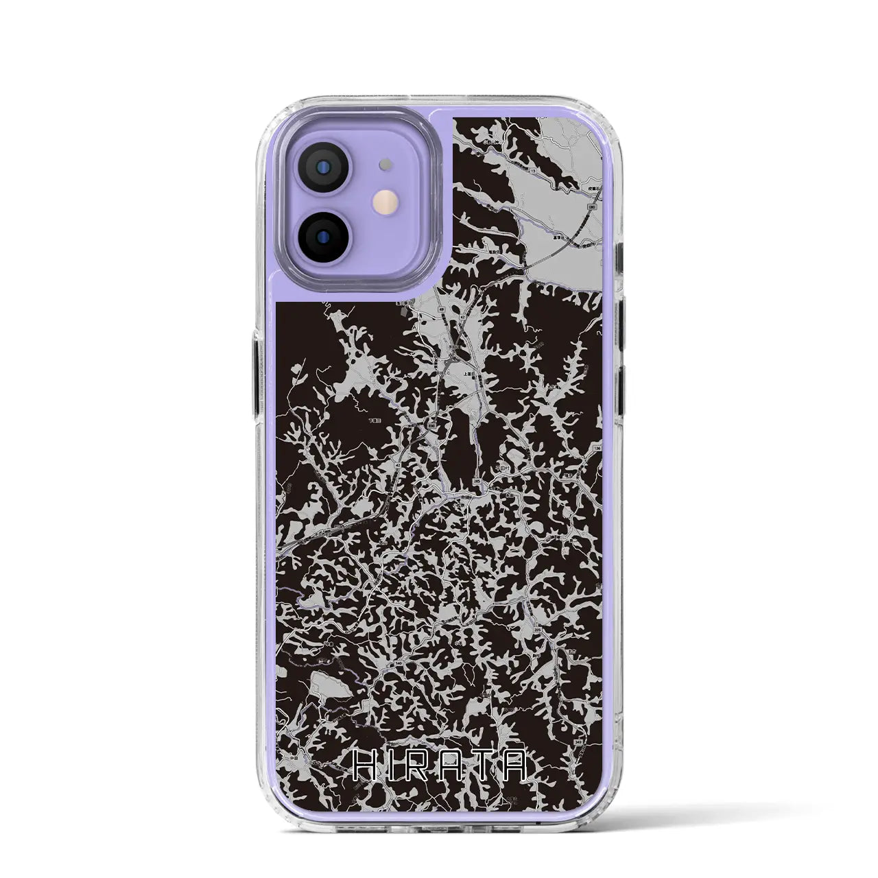 【平田(福島県)】地図柄iPhoneケース(MagSafeタイプ)