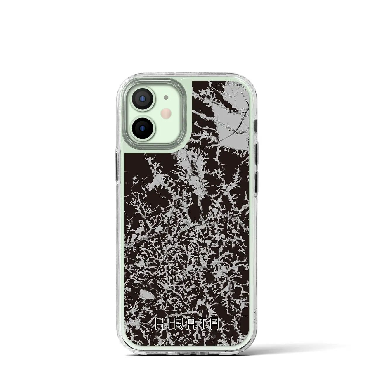 【平田(福島県)】地図柄iPhoneケース(MagSafeタイプ)