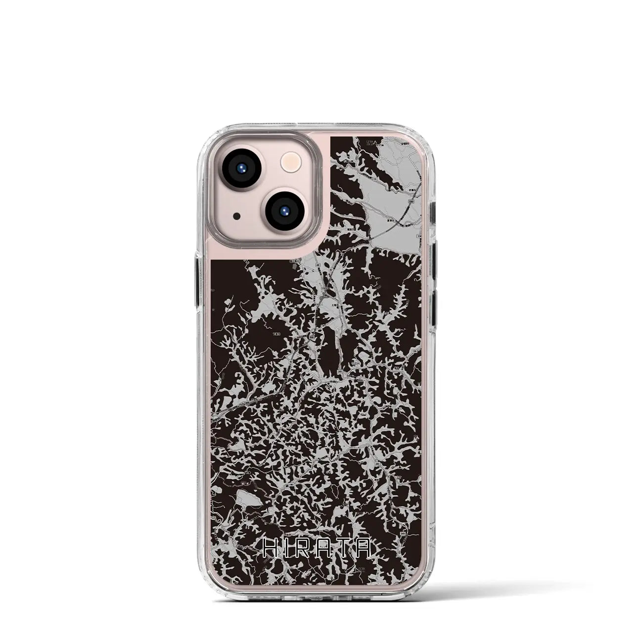 【平田(福島県)】地図柄iPhoneケース(MagSafeタイプ)