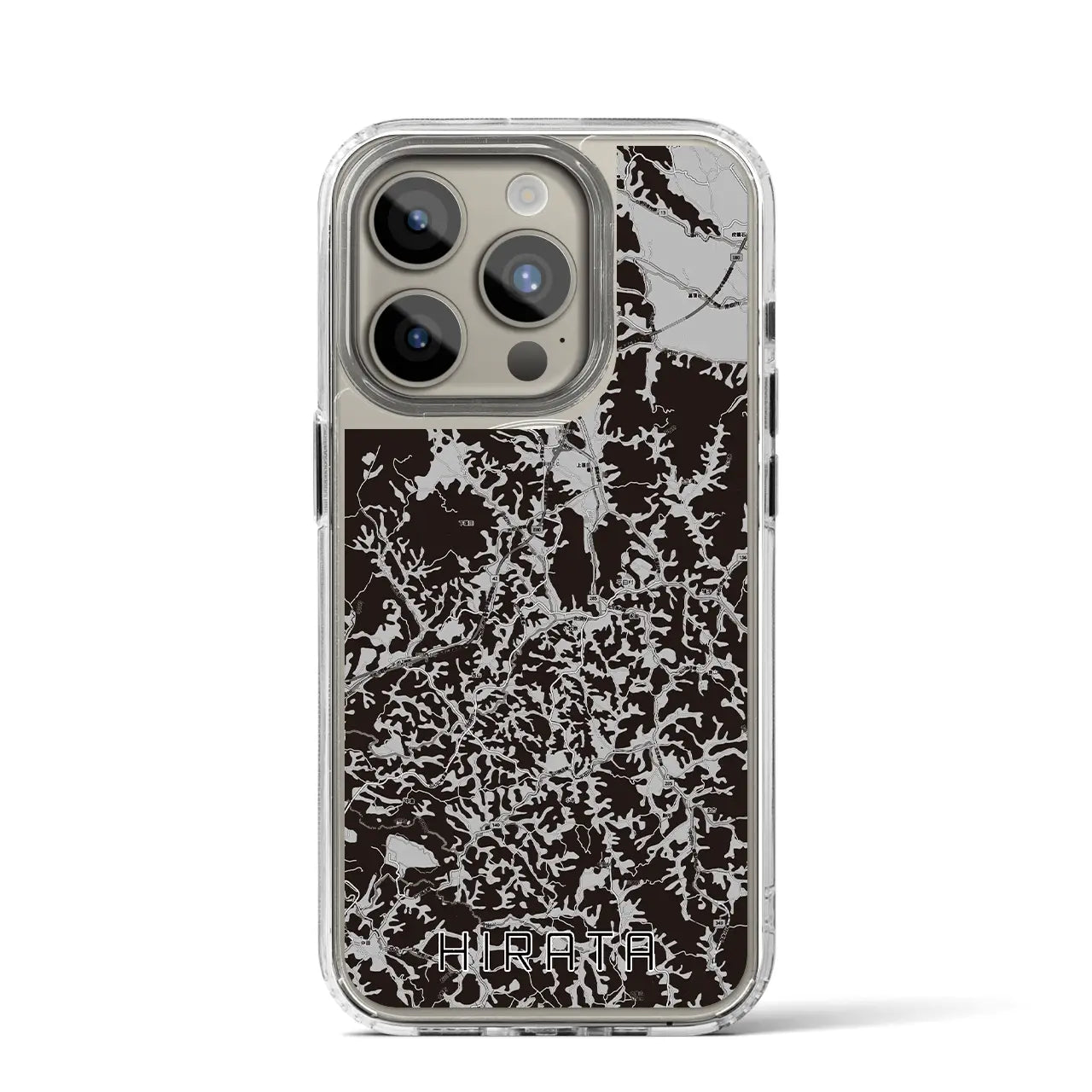 【平田(福島県)】地図柄iPhoneケース(MagSafeタイプ)