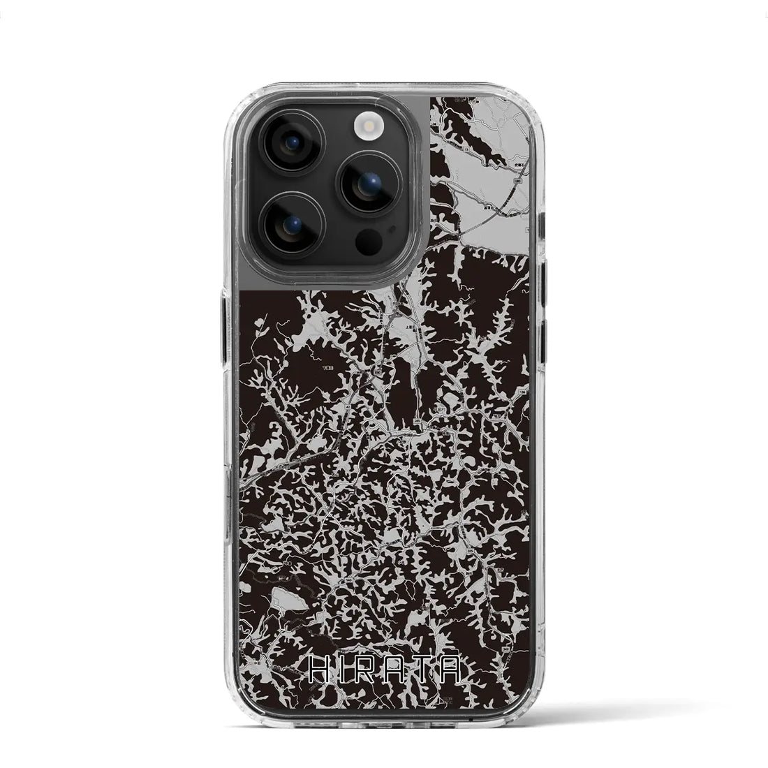 【平田(福島県)】地図柄iPhoneケース(MagSafeタイプ)