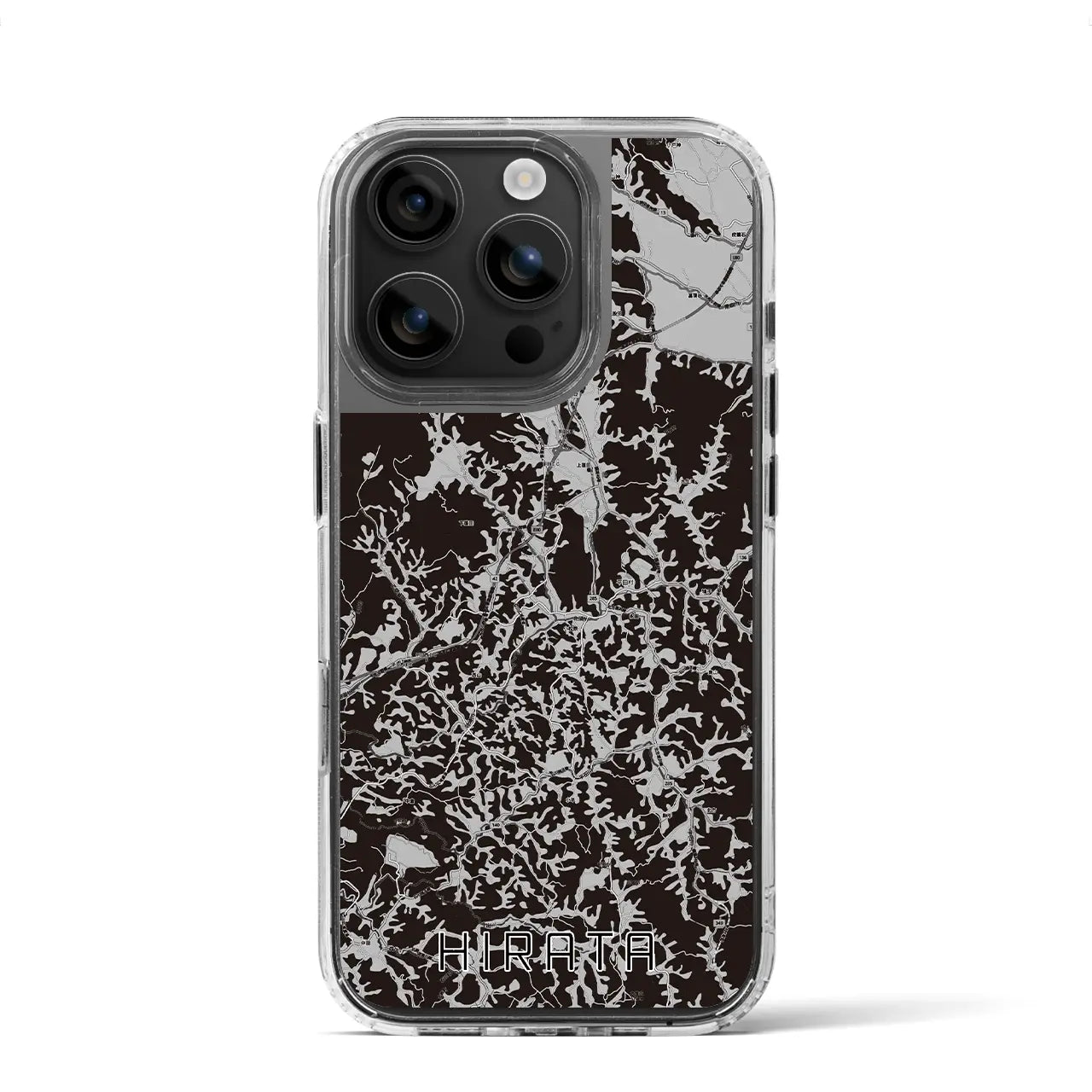 【平田(福島県)】地図柄iPhoneケース(MagSafeタイプ)