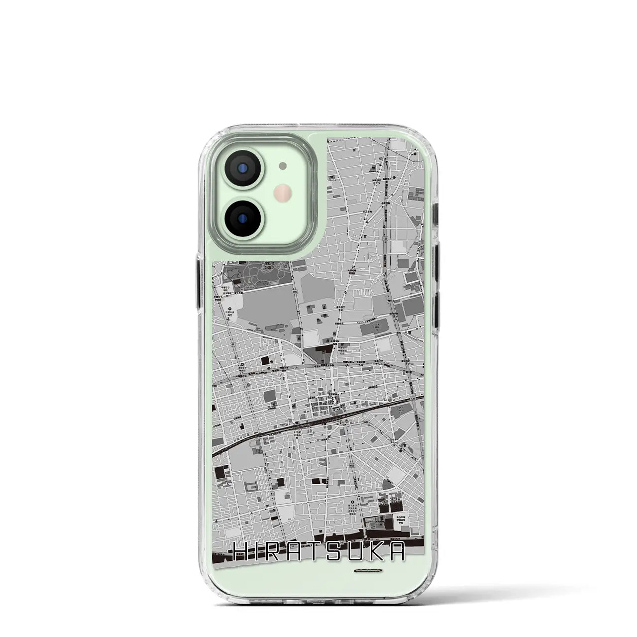 【平塚(神奈川県)】地図柄iPhoneケース(MagSafeタイプ)