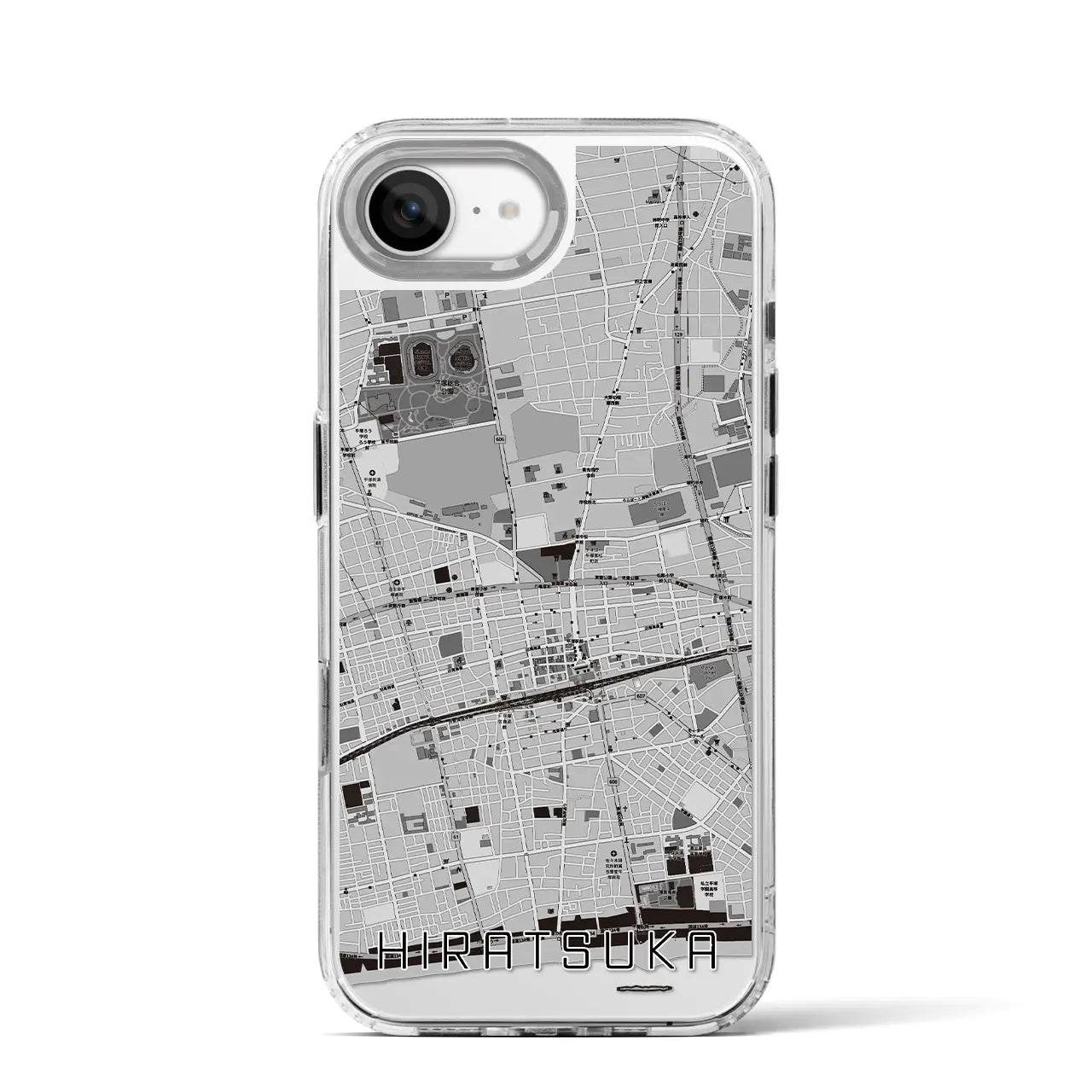 【平塚(神奈川県)】地図柄iPhoneケース(MagSafeタイプ)