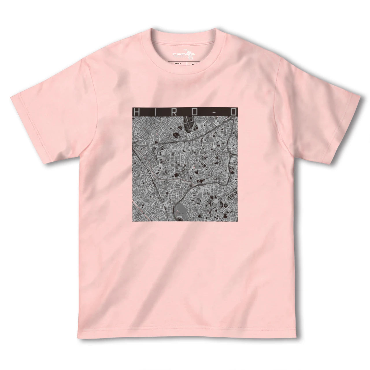 【広尾(東京都)】地図柄ヘビーウェイトTシャツ