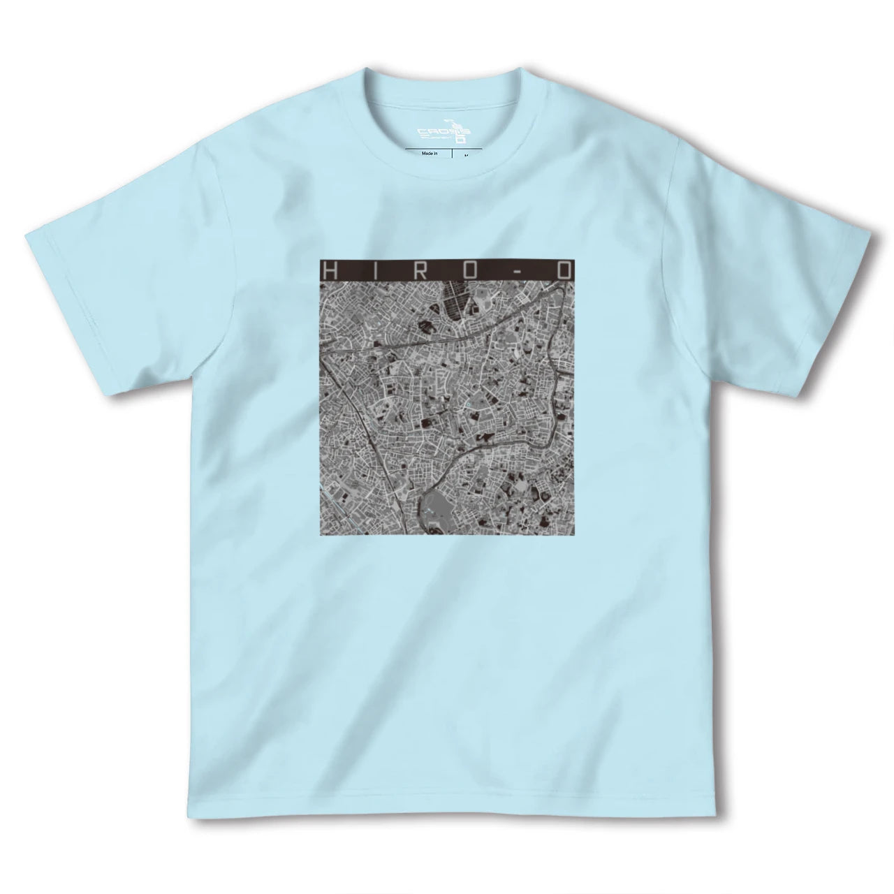 【広尾(東京都)】地図柄ヘビーウェイトTシャツ