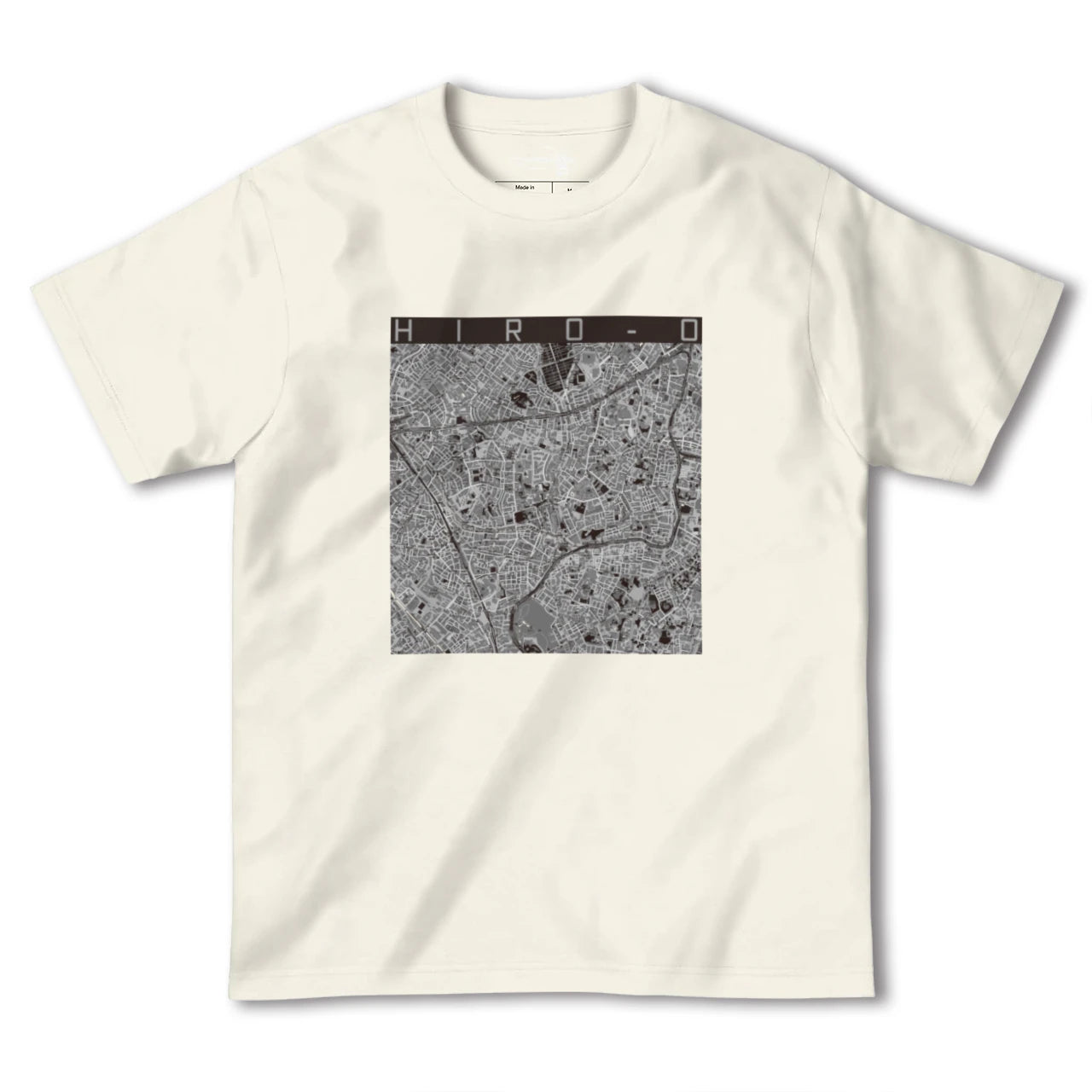 【広尾(東京都)】地図柄ヘビーウェイトTシャツ