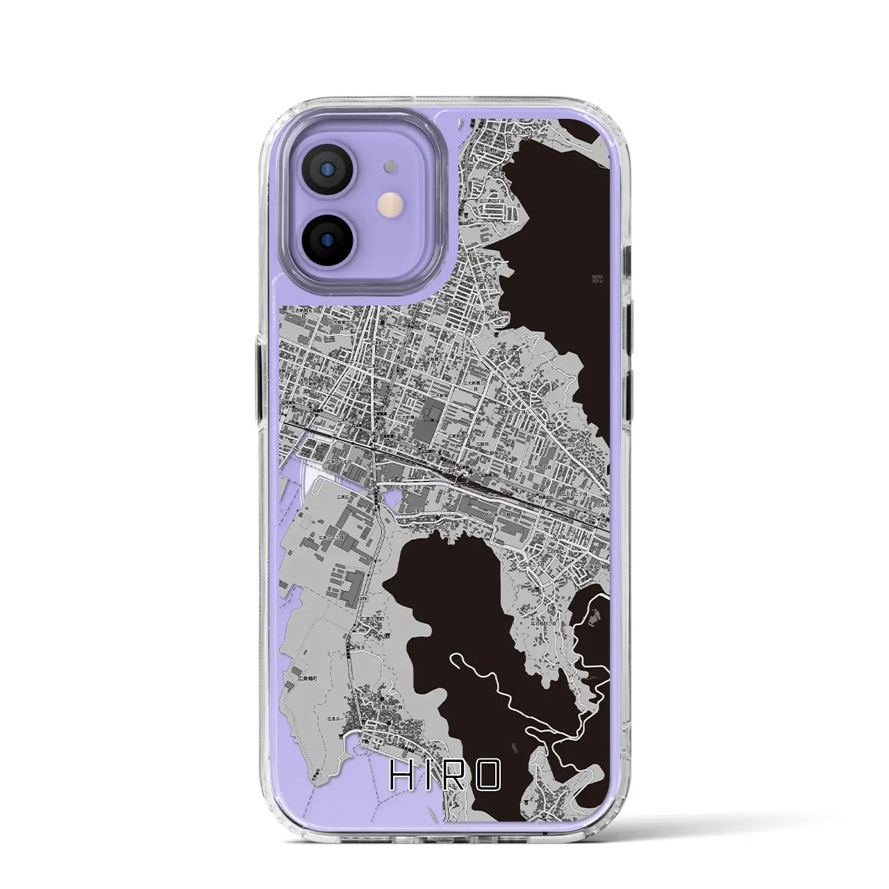 【広(広島県)】地図柄iPhoneケース(MagSafeタイプ)