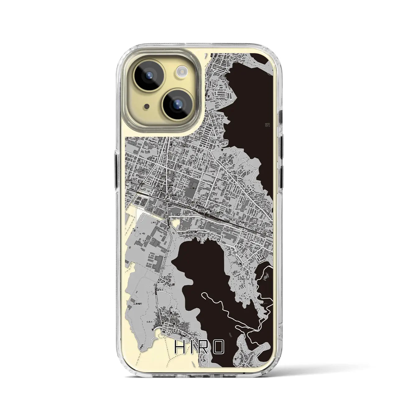 【広(広島県)】地図柄iPhoneケース(MagSafeタイプ)