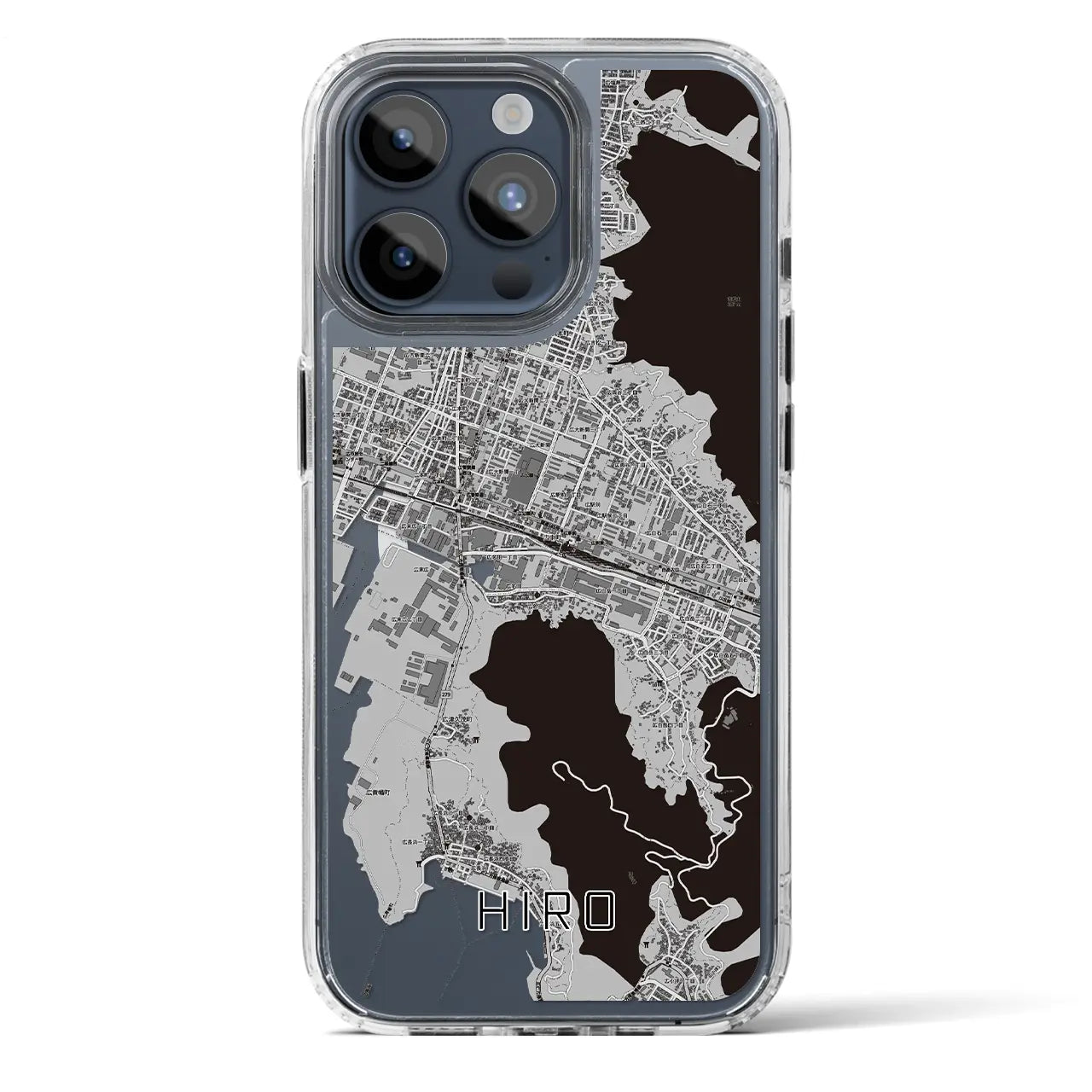 【広(広島県)】地図柄iPhoneケース(MagSafeタイプ)