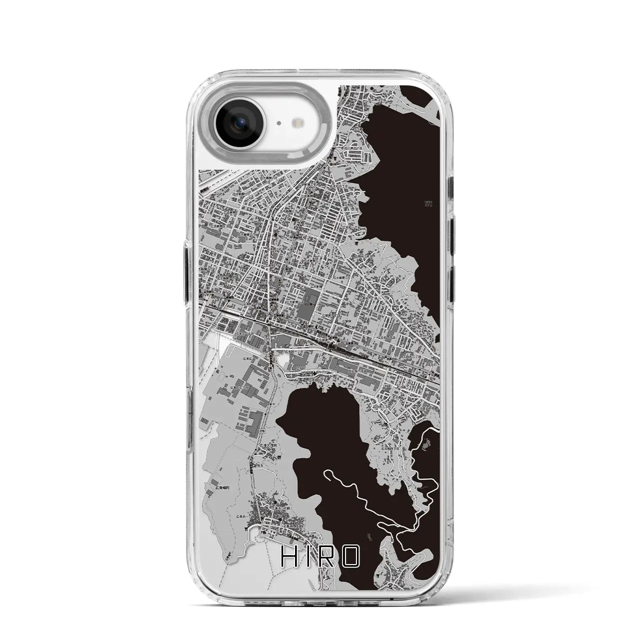 【広(広島県)】地図柄iPhoneケース(MagSafeタイプ)
