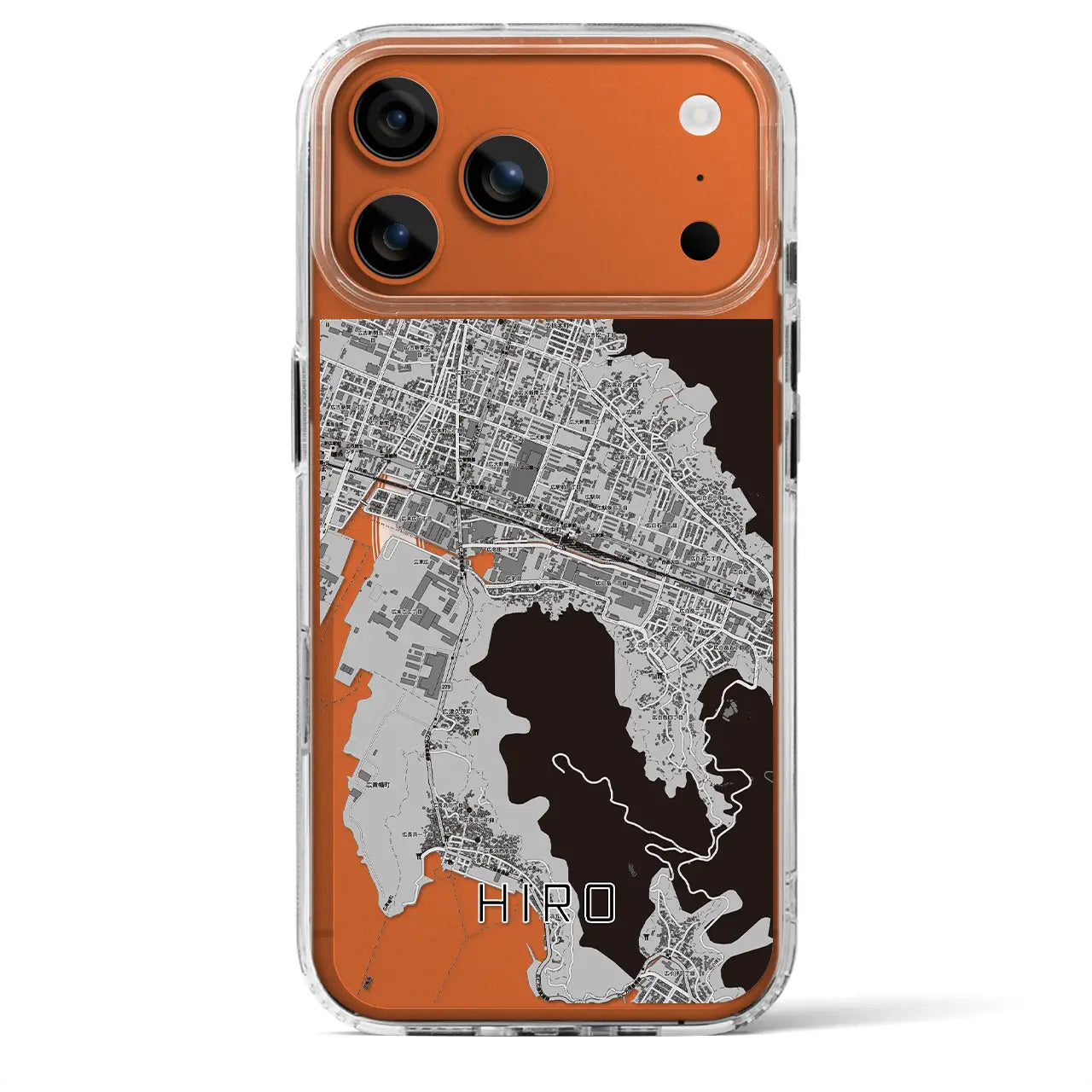 【広(広島県)】地図柄iPhoneケース(MagSafeタイプ)