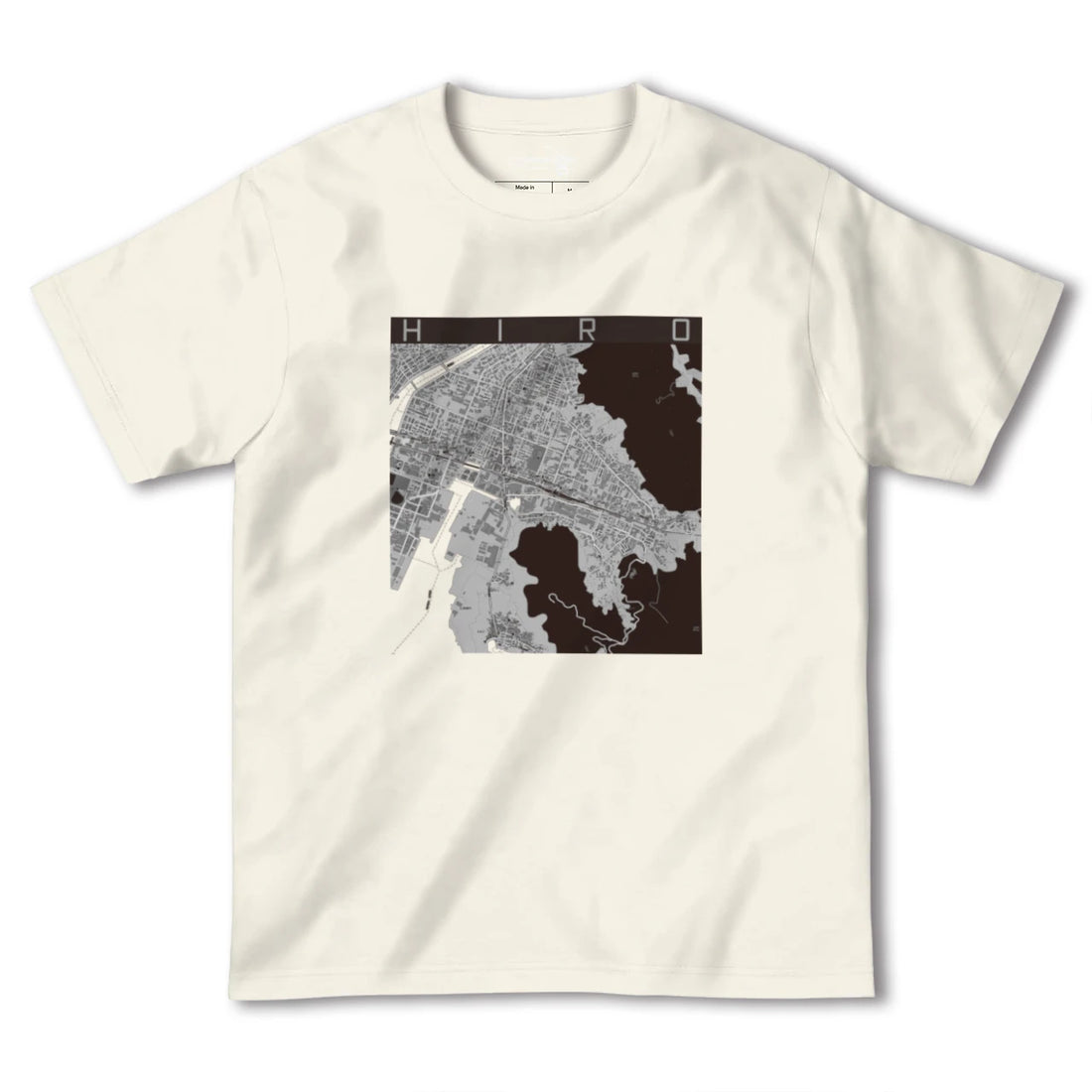 【広(広島県)】地図柄ヘビーウェイトTシャツ