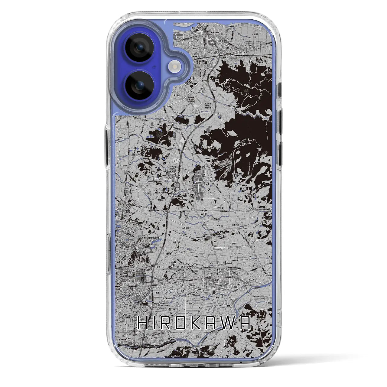 【広川(福岡県)】地図柄iPhoneケース(MagSafeタイプ)