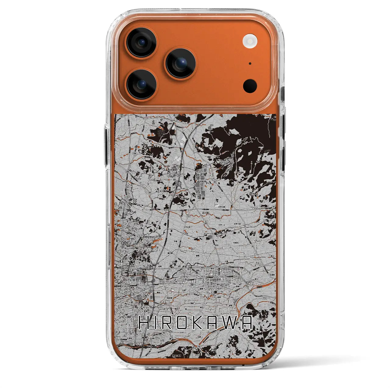 【広川(福岡県)】地図柄iPhoneケース(MagSafeタイプ)