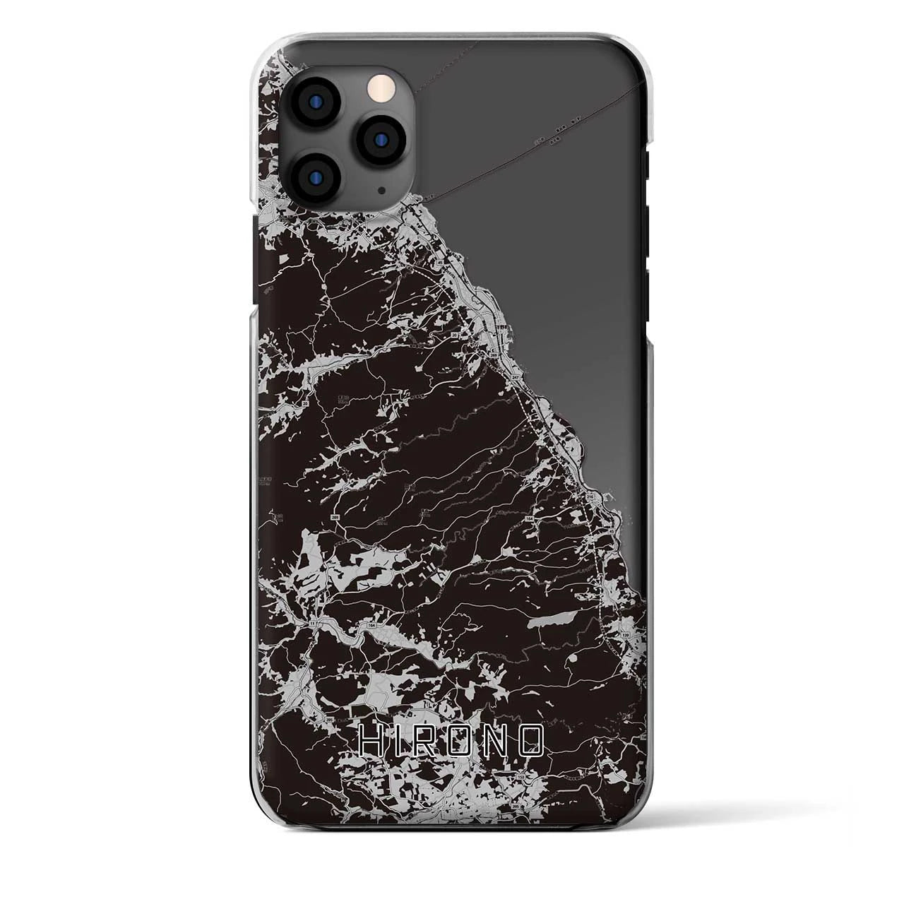 【洋野(岩手県)】地図柄iPhoneケース(クリアタイプ)