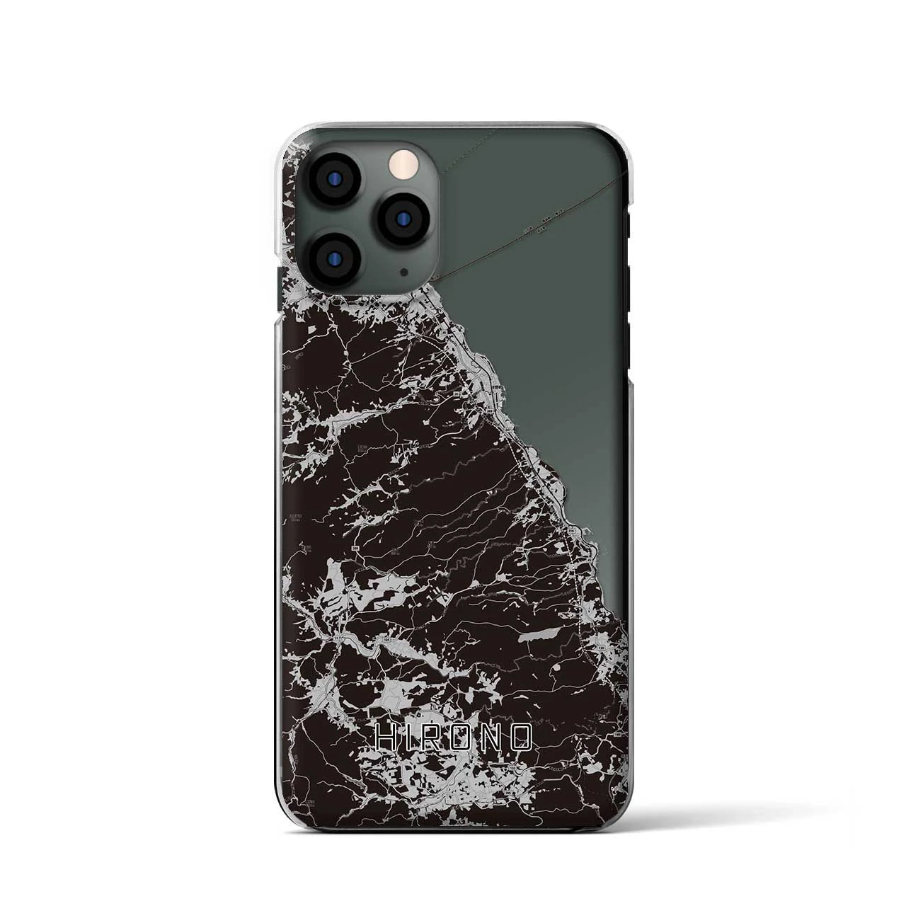 【洋野(岩手県)】地図柄iPhoneケース(クリアタイプ)