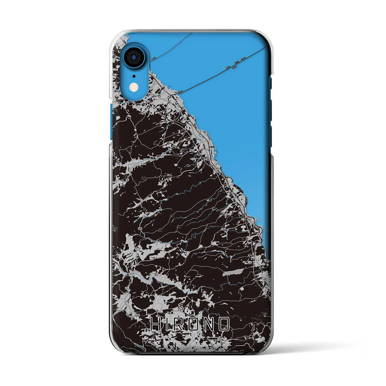 【洋野(岩手県)】地図柄iPhoneケース(クリアタイプ)