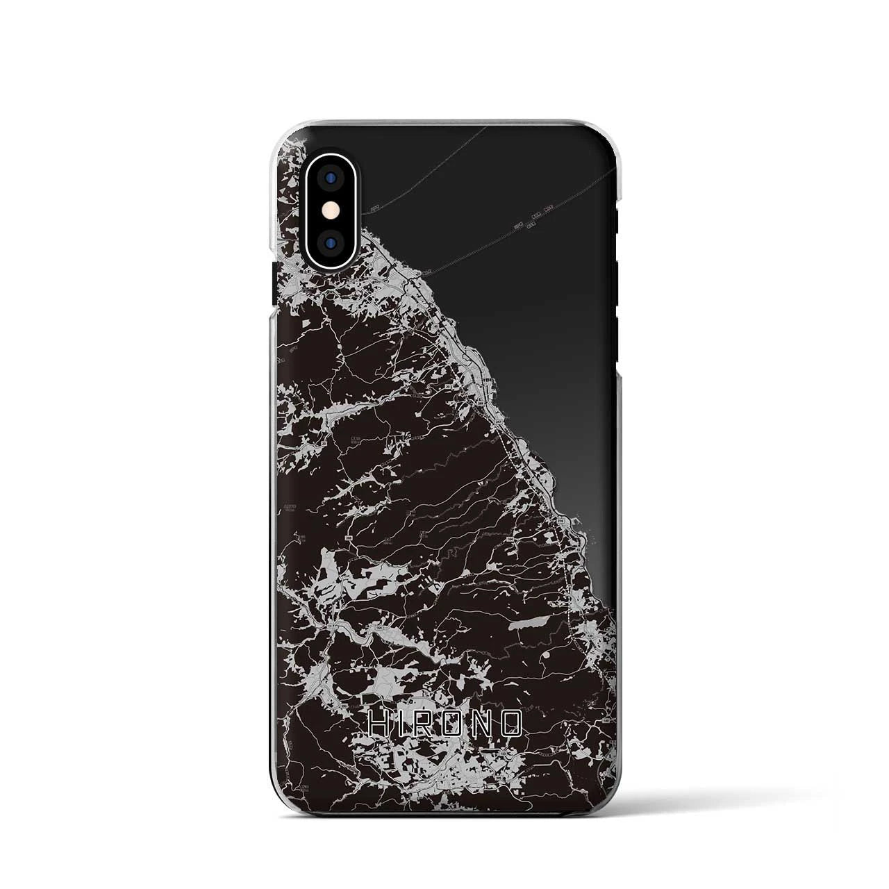 【洋野(岩手県)】地図柄iPhoneケース(クリアタイプ)