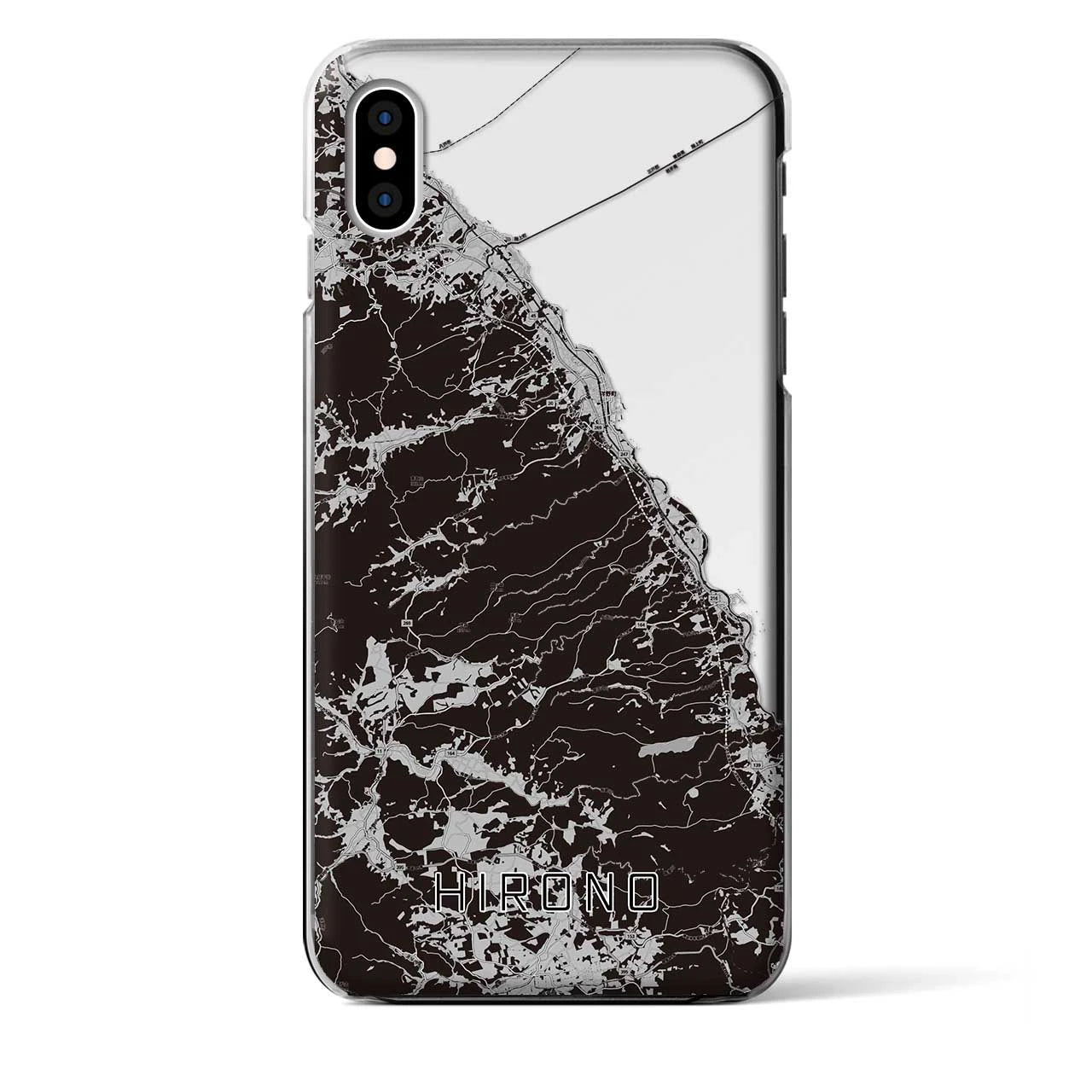 【洋野(岩手県)】地図柄iPhoneケース(クリアタイプ)