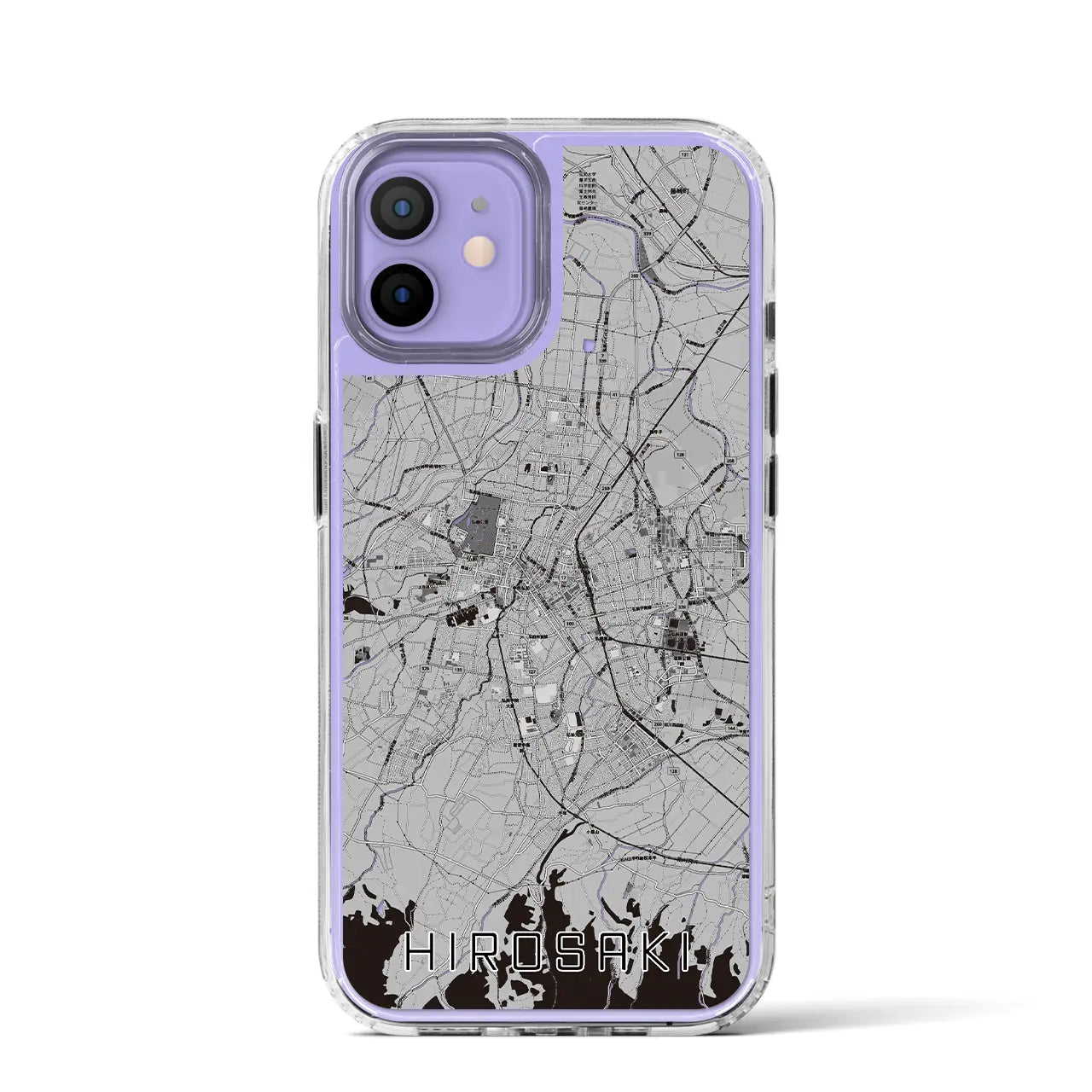 【弘前(青森県)】地図柄iPhoneケース(MagSafeタイプ)