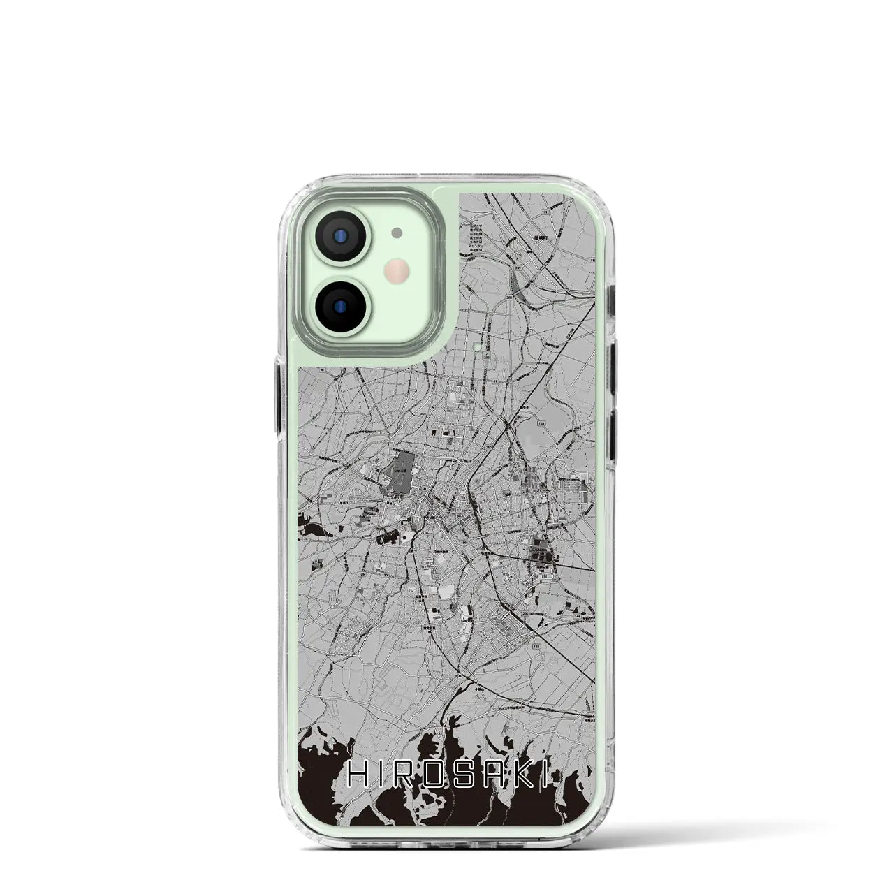 【弘前(青森県)】地図柄iPhoneケース(MagSafeタイプ)