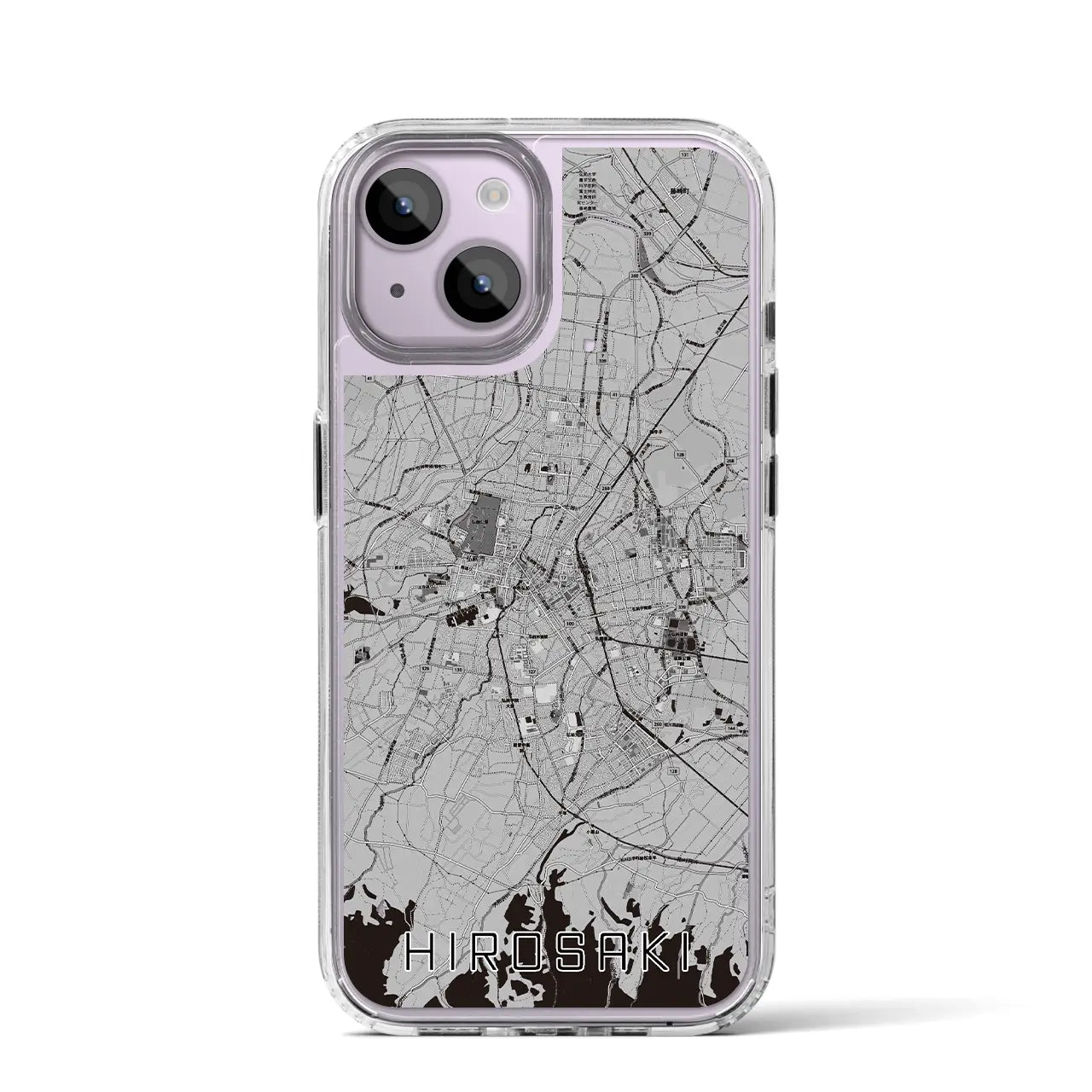 【弘前(青森県)】地図柄iPhoneケース(MagSafeタイプ)