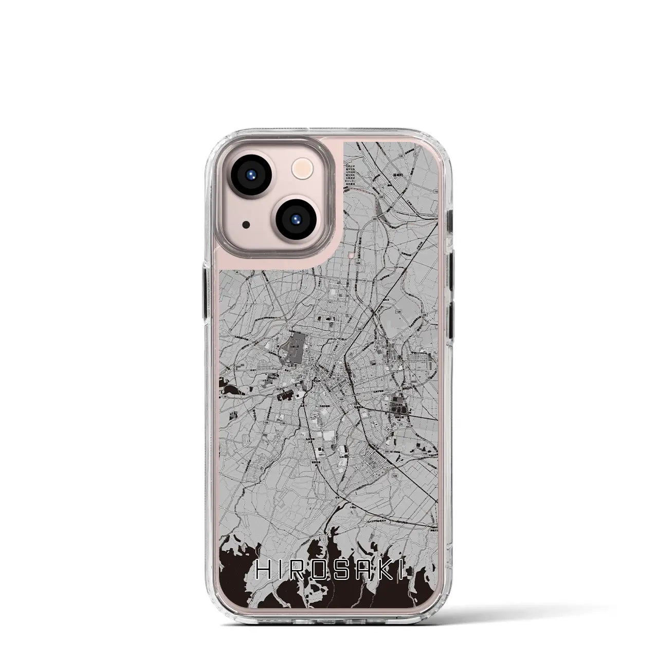 【弘前(青森県)】地図柄iPhoneケース(MagSafeタイプ)