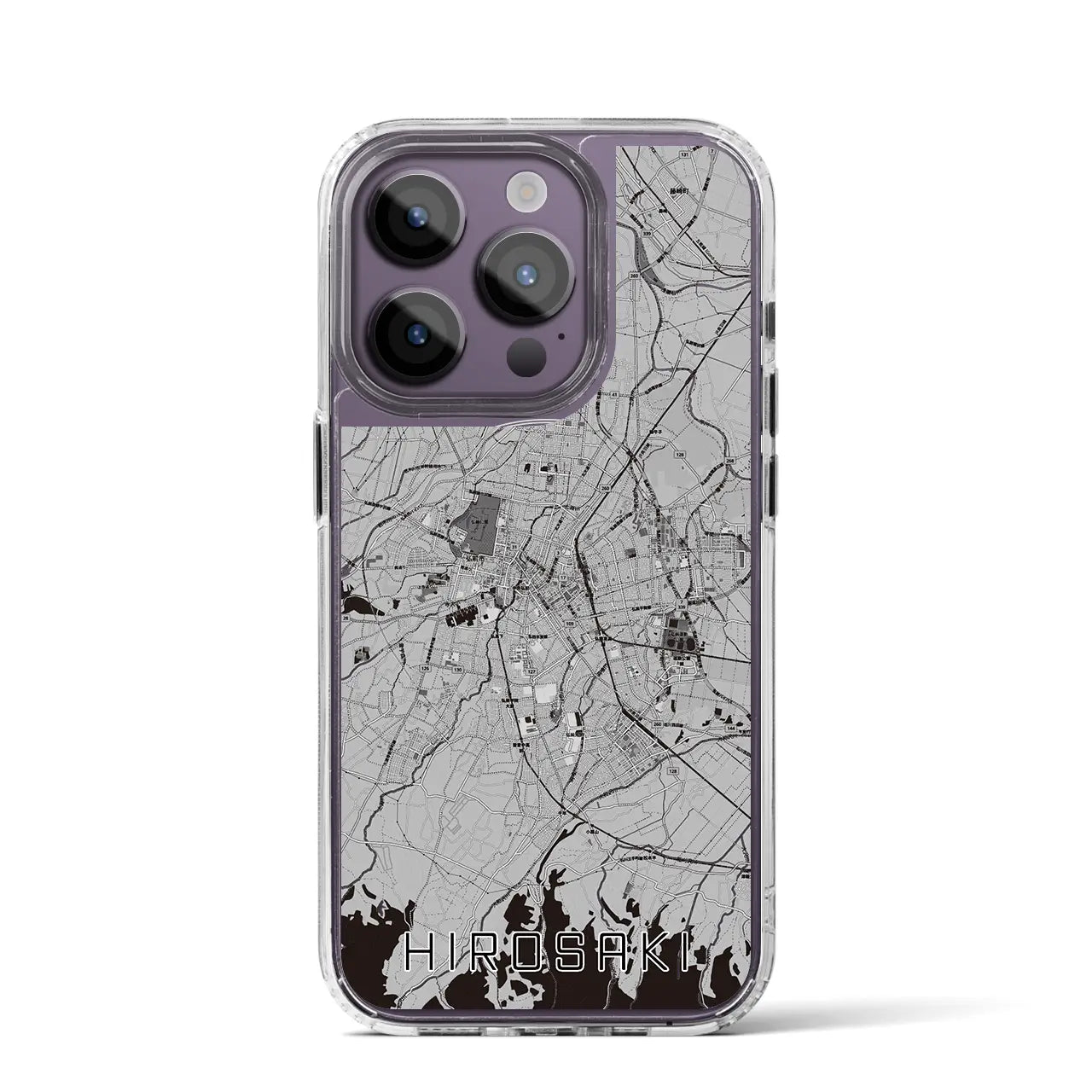 【弘前(青森県)】地図柄iPhoneケース(MagSafeタイプ)