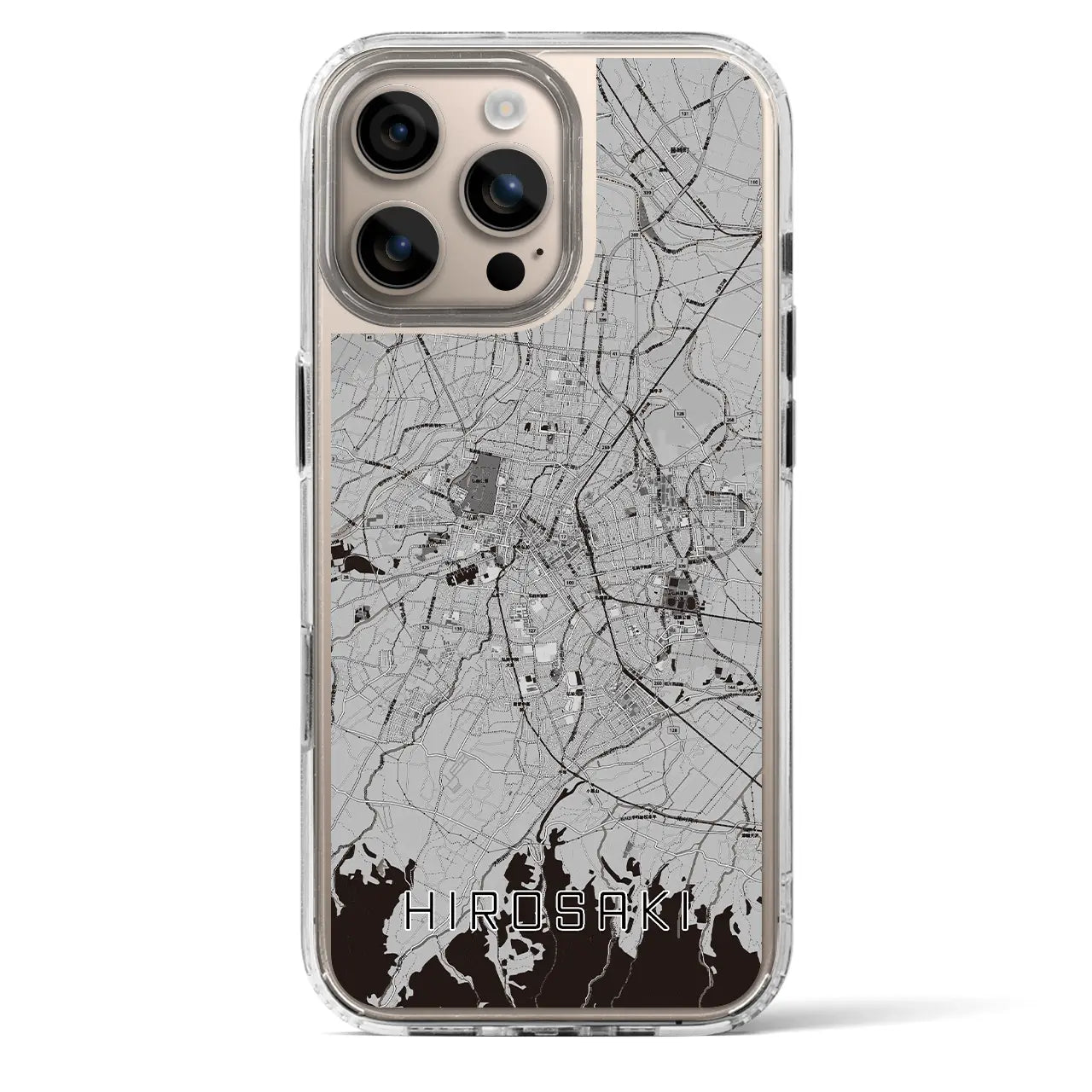 【弘前(青森県)】地図柄iPhoneケース(MagSafeタイプ)