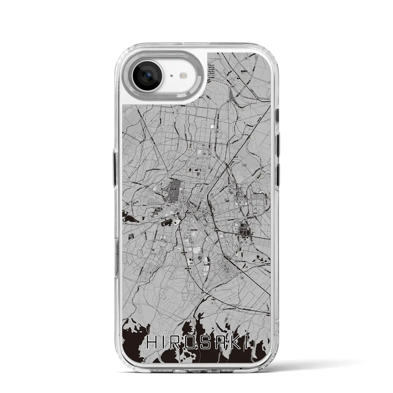 【弘前(青森県)】地図柄iPhoneケース(MagSafeタイプ)