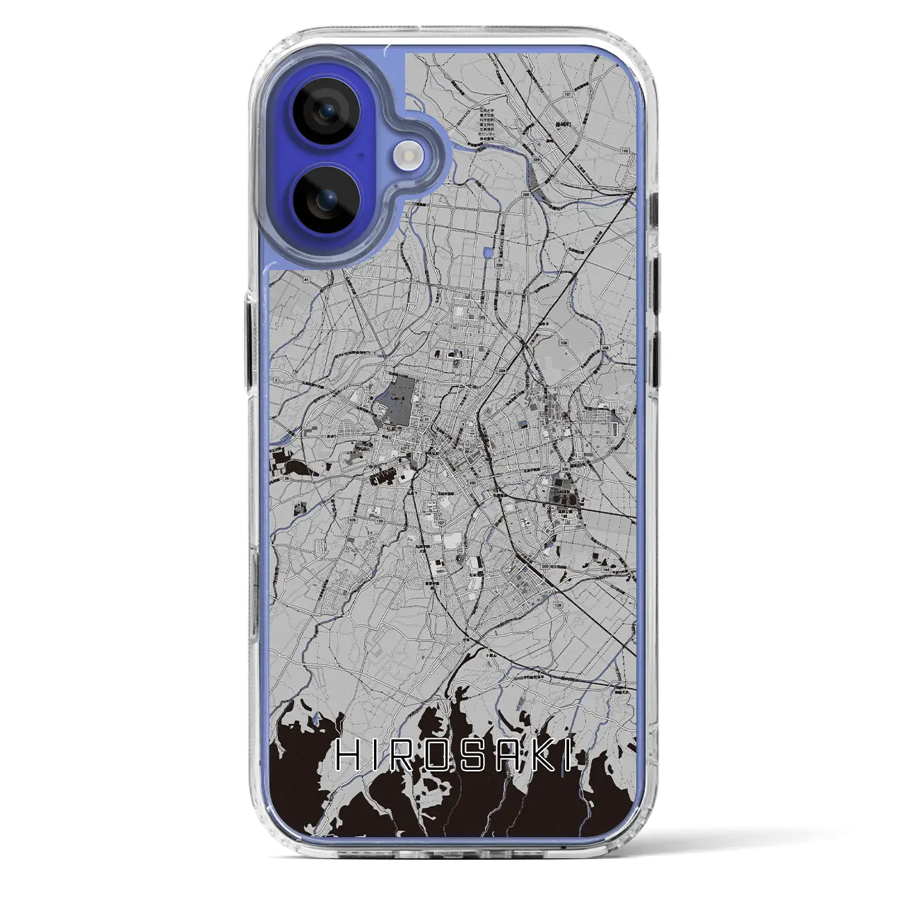 【弘前(青森県)】地図柄iPhoneケース(MagSafeタイプ)