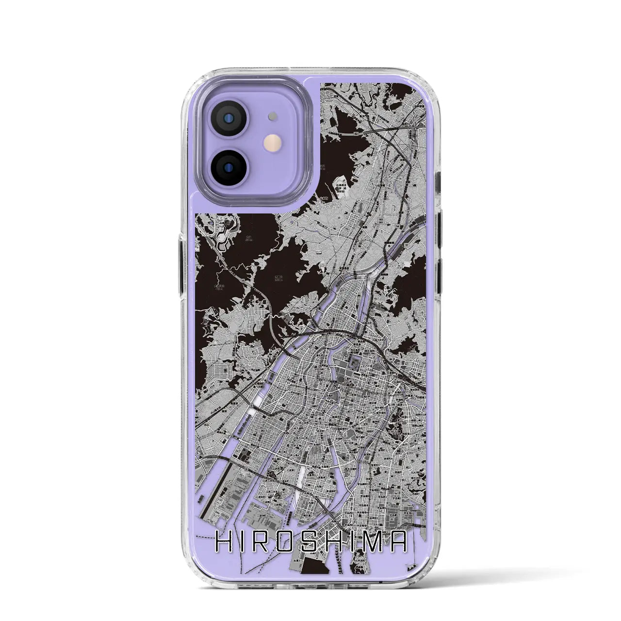 【広島(広島県)】地図柄iPhoneケース(MagSafeタイプ)