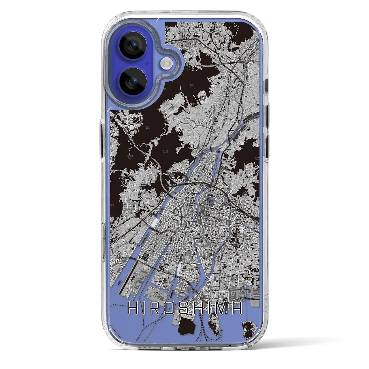 【広島(広島県)】地図柄iPhoneケース(MagSafeタイプ)