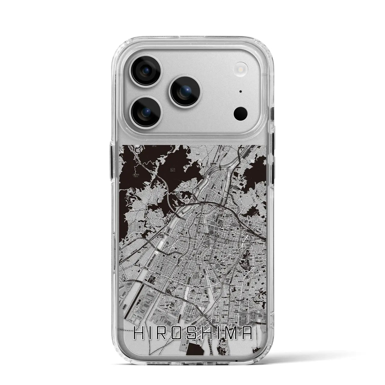【広島(広島県)】地図柄iPhoneケース(MagSafeタイプ)