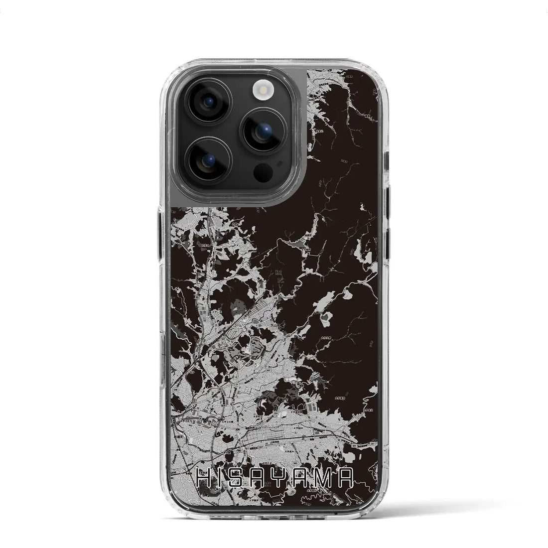 【久山(福岡県)】地図柄iPhoneケース(MagSafeタイプ)