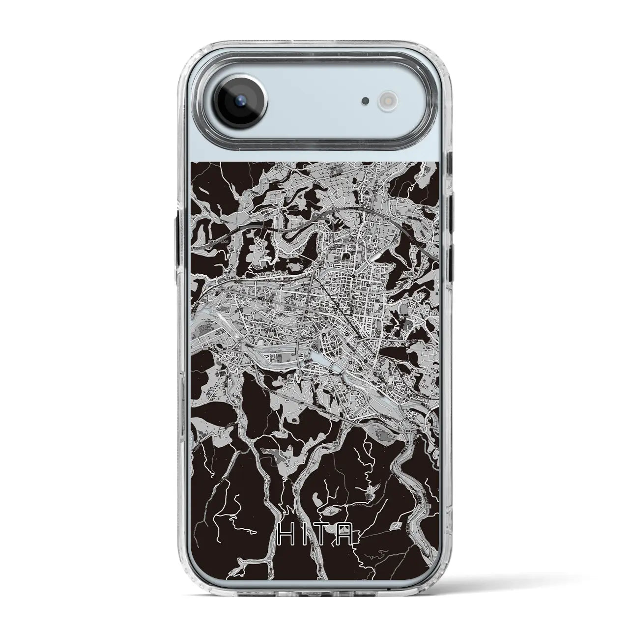 【日田2(大分県)】地図柄iPhoneケース(MagSafeタイプ)