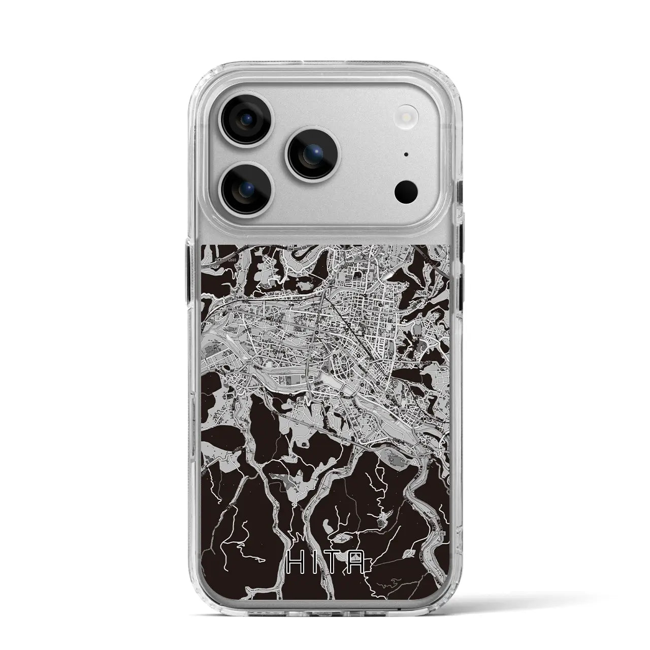 【日田2(大分県)】地図柄iPhoneケース(MagSafeタイプ)