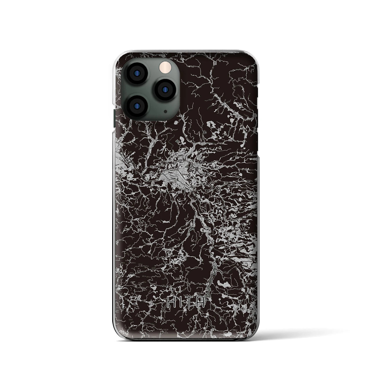 【日田(大分県)】地図柄iPhoneケース(クリアタイプ)