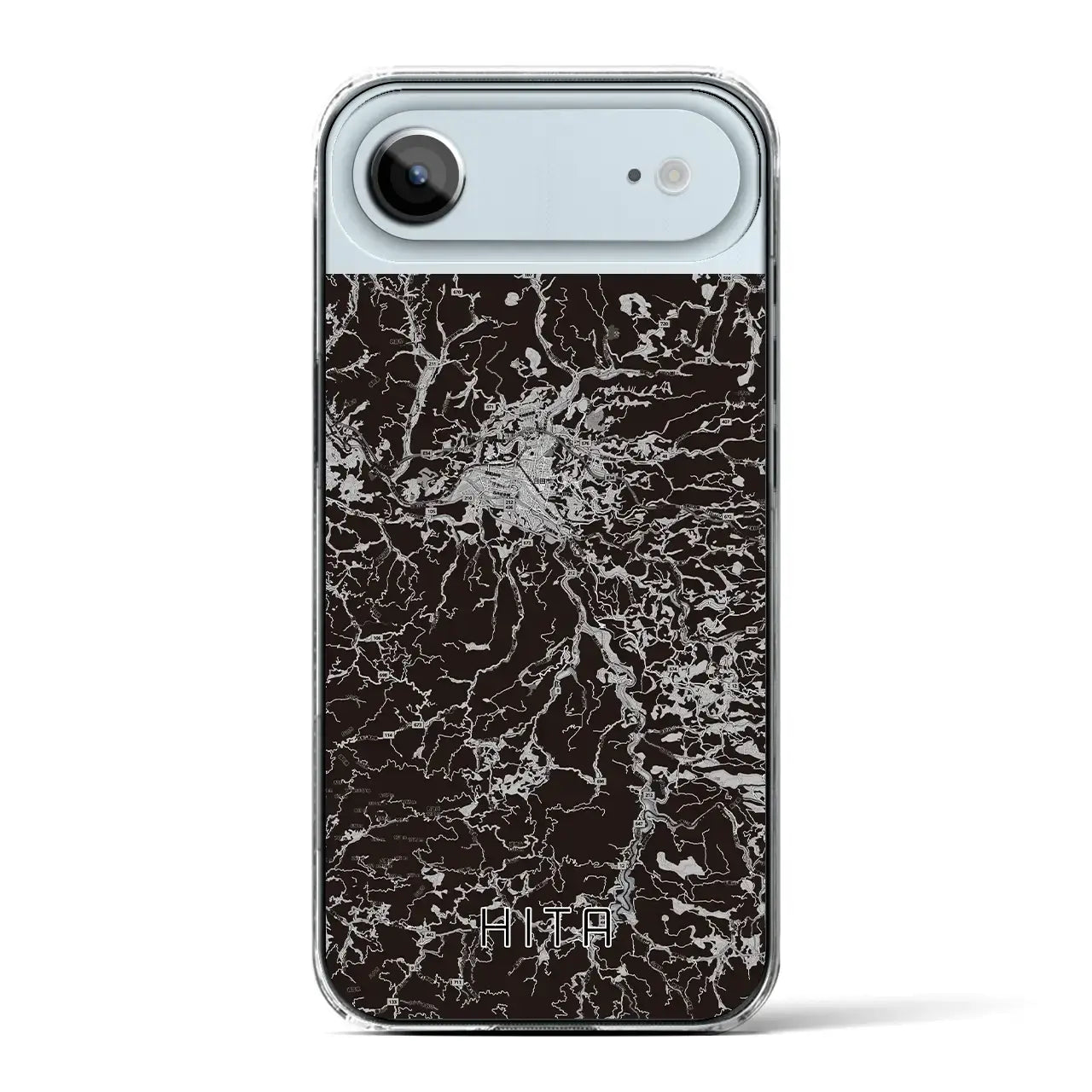 【日田(大分県)】地図柄iPhoneケース(クリアタイプ)