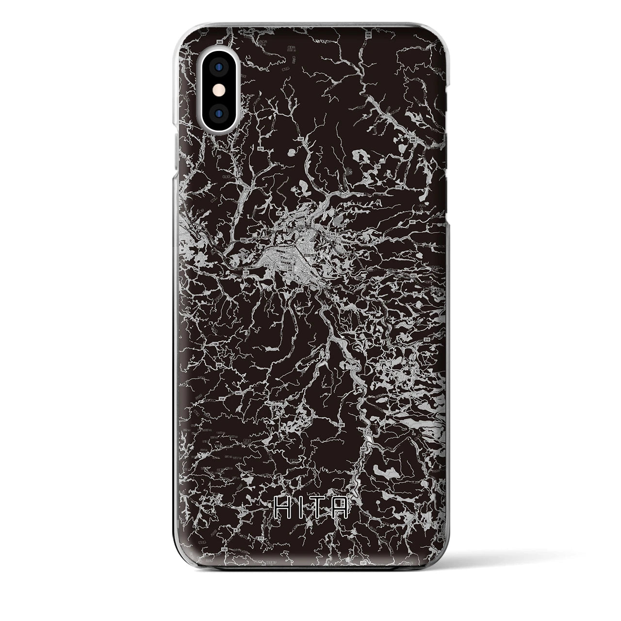 【日田(大分県)】地図柄iPhoneケース(クリアタイプ)