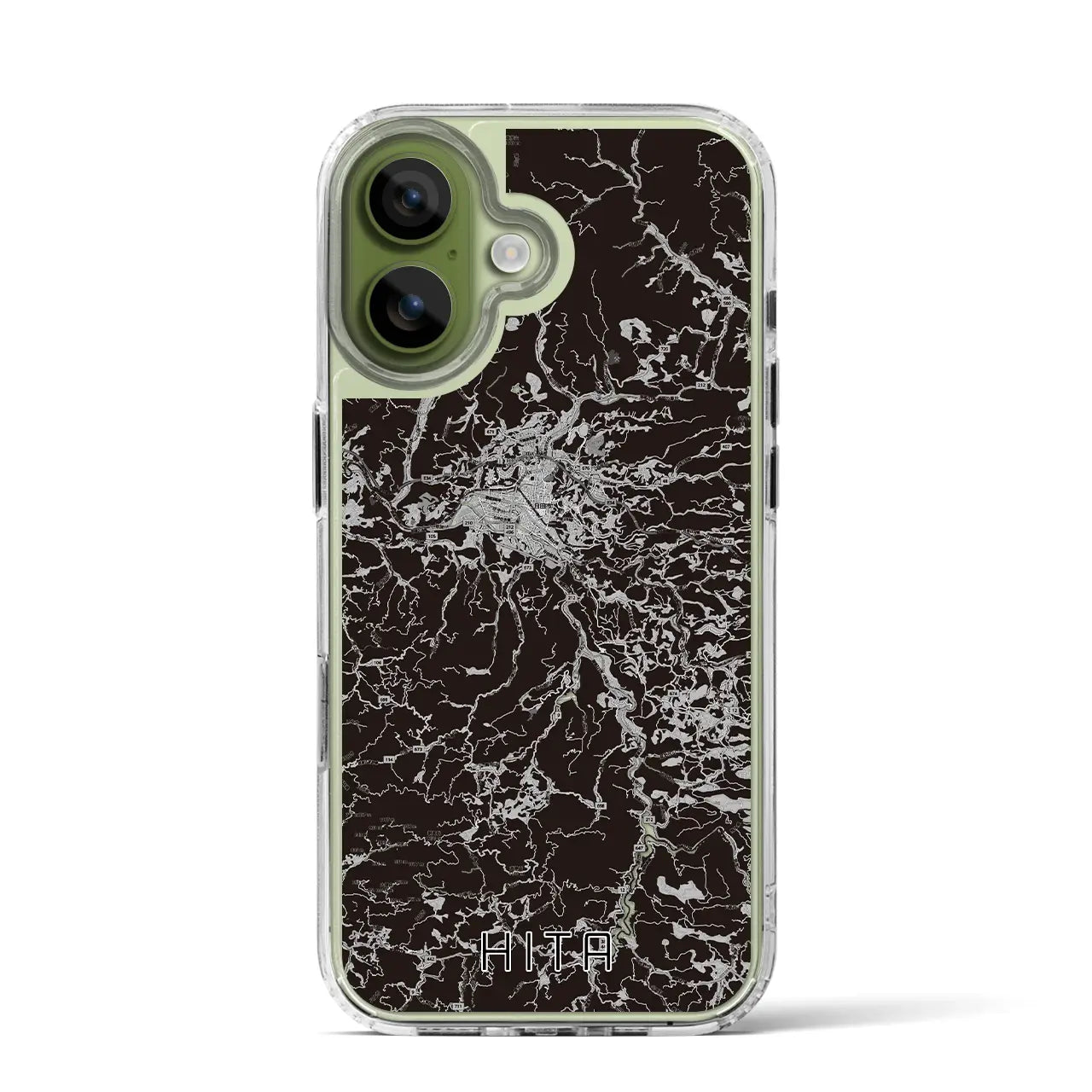 【日田(大分県)】地図柄iPhoneケース(MagSafeタイプ)