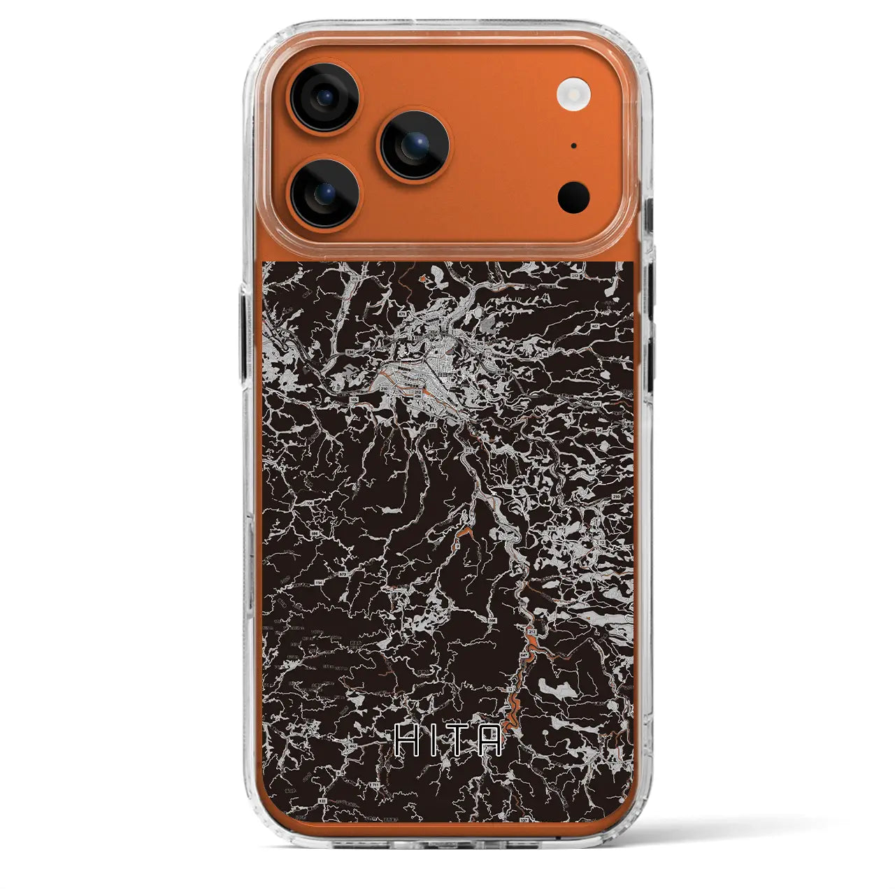 【日田(大分県)】地図柄iPhoneケース(MagSafeタイプ)