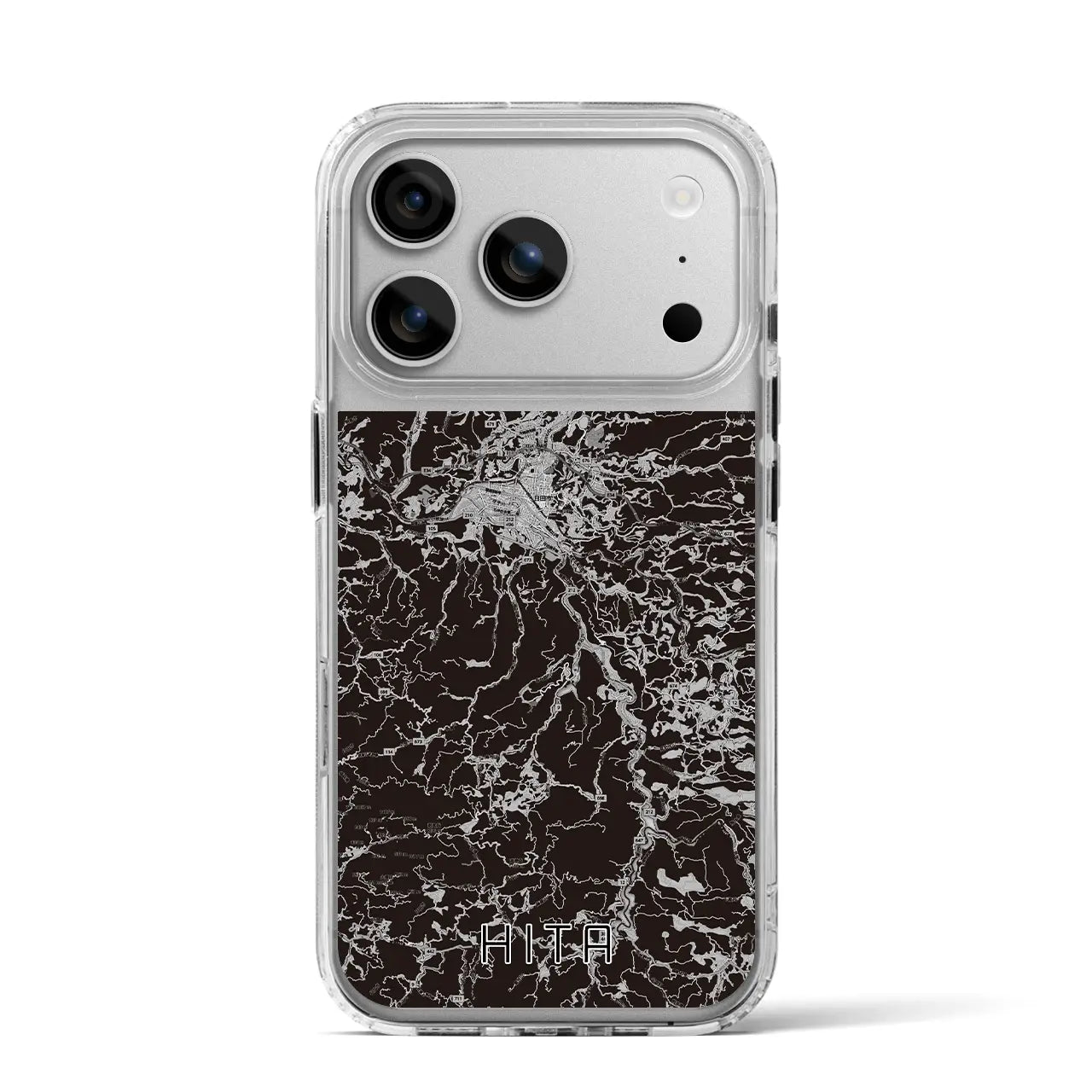 【日田(大分県)】地図柄iPhoneケース(MagSafeタイプ)