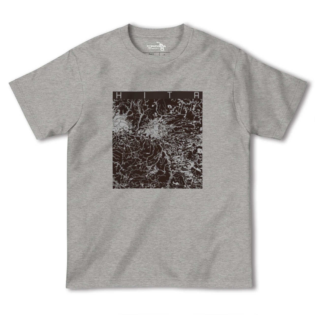 【日田(大分県)】地図柄ヘビーウェイトTシャツ