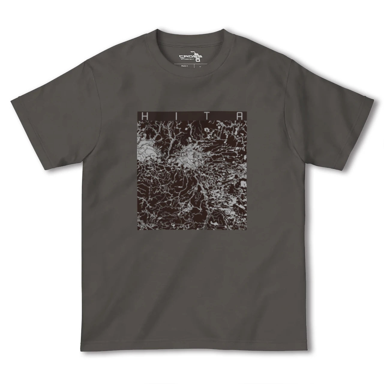 【日田(大分県)】地図柄ヘビーウェイトTシャツ