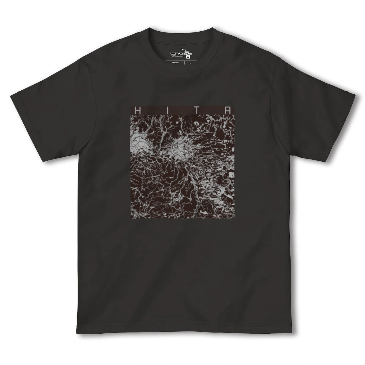 【日田(大分県)】地図柄ヘビーウェイトTシャツ