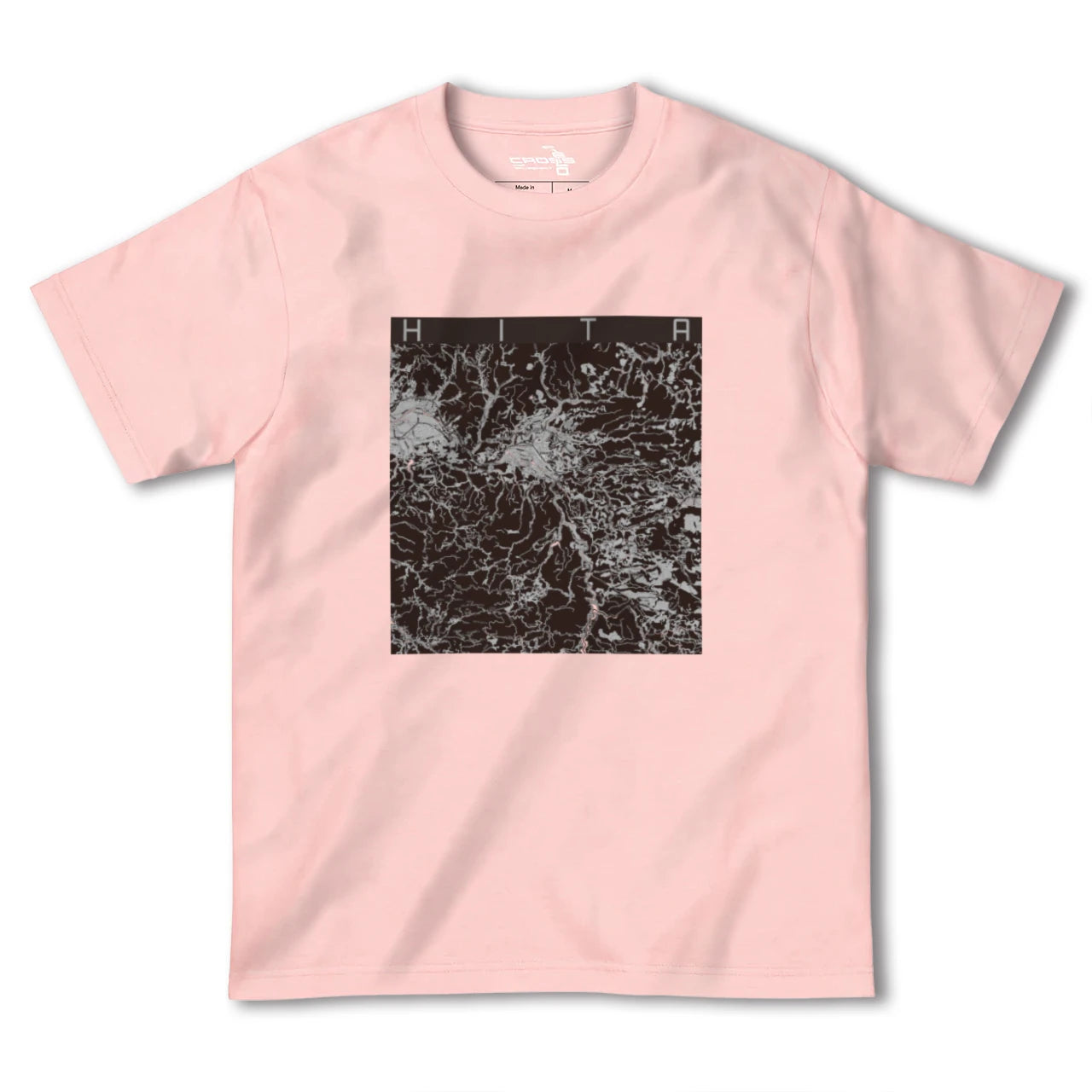 【日田(大分県)】地図柄ヘビーウェイトTシャツ